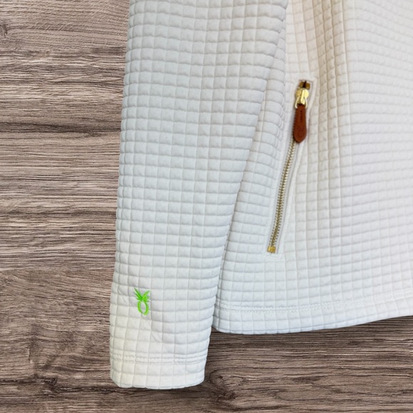 Dudley Stephens Smith Point Pullover Cream Waffle XS - Picture 3 of 7